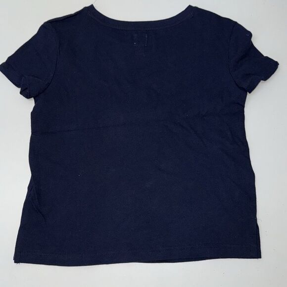 🔥GAP Blue Short Sleeve Tee with New York Apple Design Sz s 6-7 - Picture 3 of 4